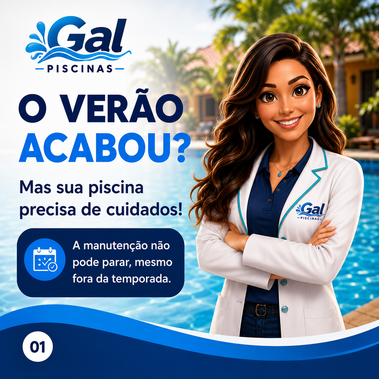 Tratamento químico e aspiração de piscina em Búzios